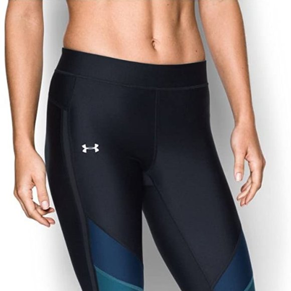 Under Armour Color Block Blue Legging Pant Tights - Picture 3 of 3